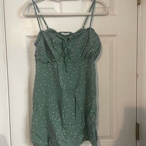 O'Neill Green and White Patterned Dress